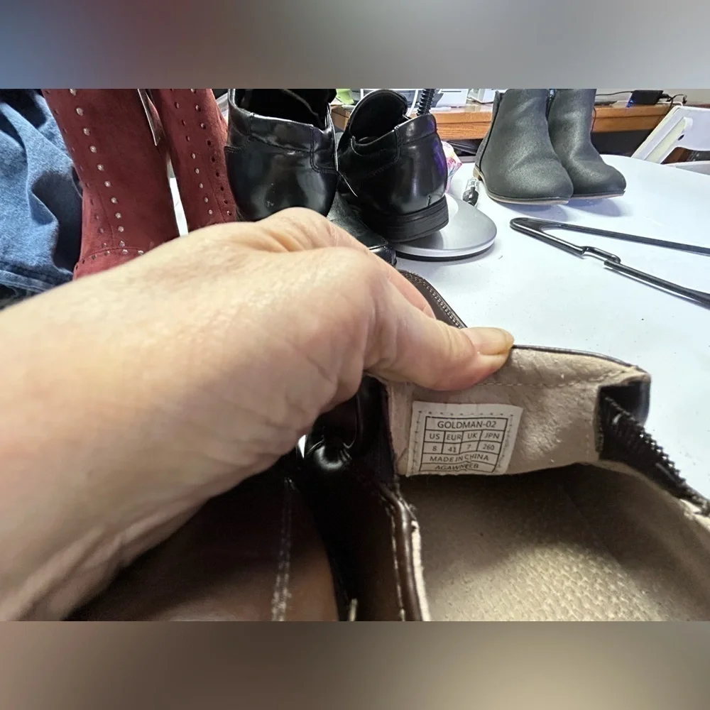 Bruno Marc brown leather loafers - Picture 3 of 7